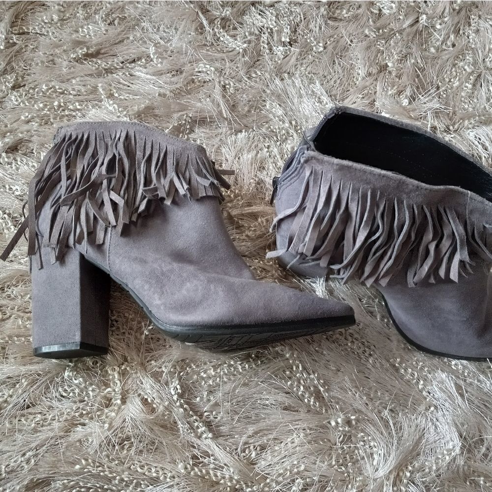 Kenneth Cole REACTION Gray Rotini Ankle Boot Size 10